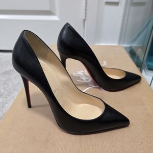 Christian Louboutin Elegant Black Heels with Red Soles